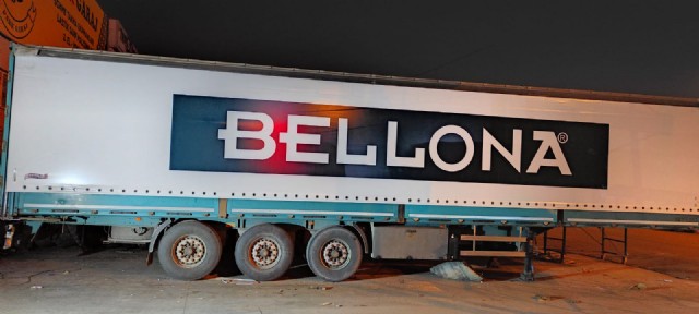 Bellona Firması Dijital Baskılı Tır Brandası