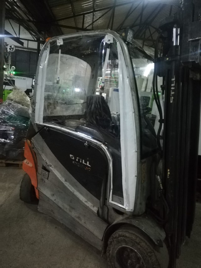 Froklift Kabin Brandası Şeffaf Forklift Brandası