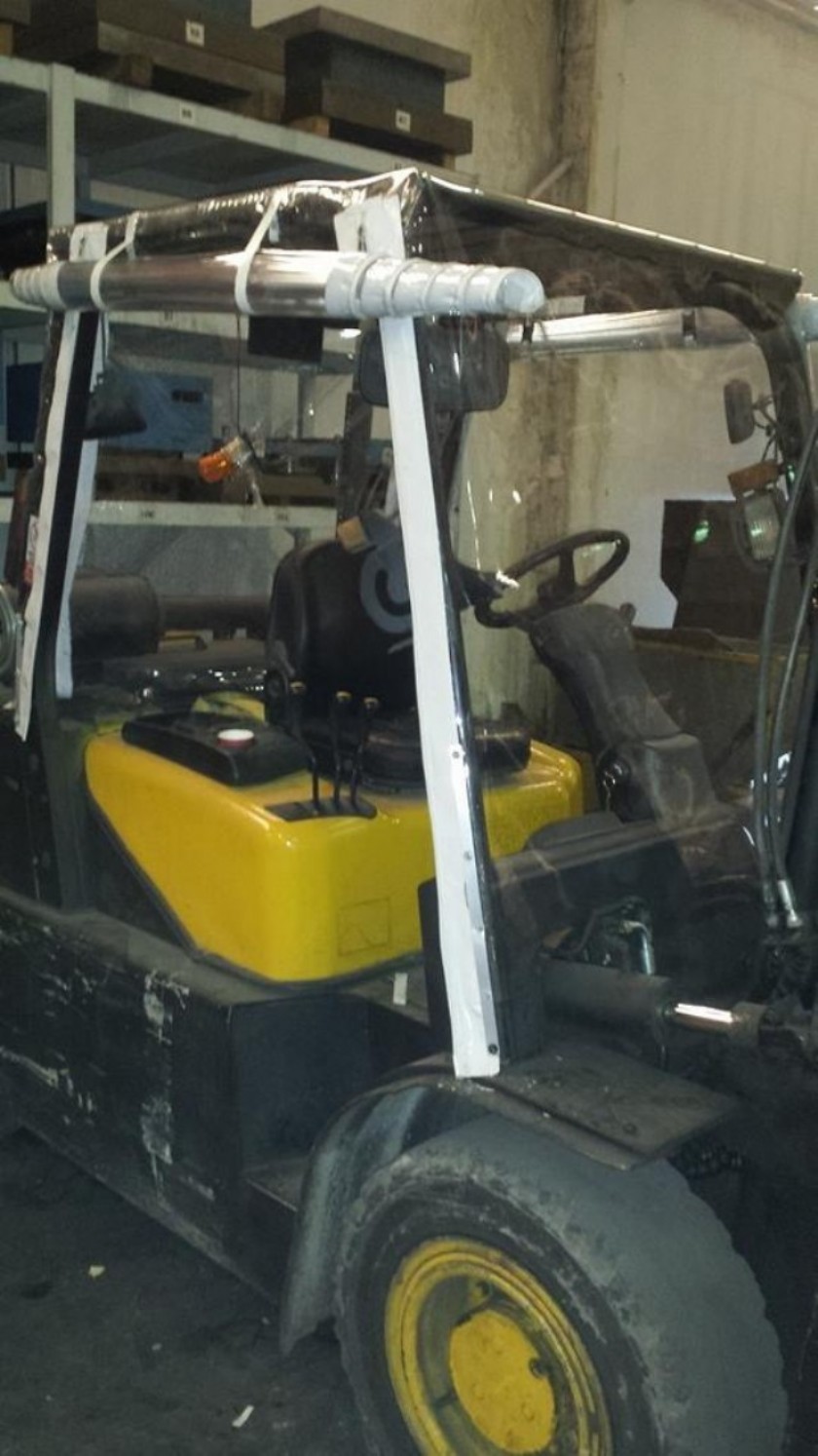 Kışlık Forklift Kaplama