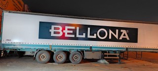 Bellona Firması Dijital Baskılı Tır Brandası