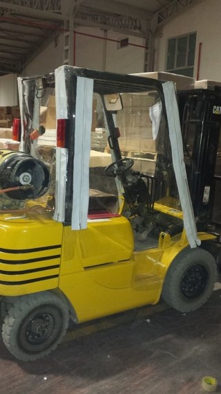 Forklift Kabin Kapama Forklift Şeffaf Brandaları